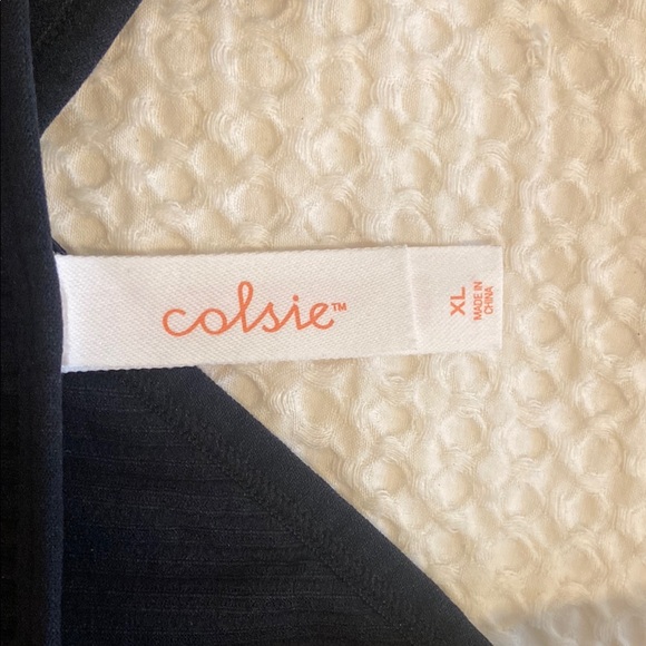 Colsie Black Ribbed Bralette - Picture 4 of 4